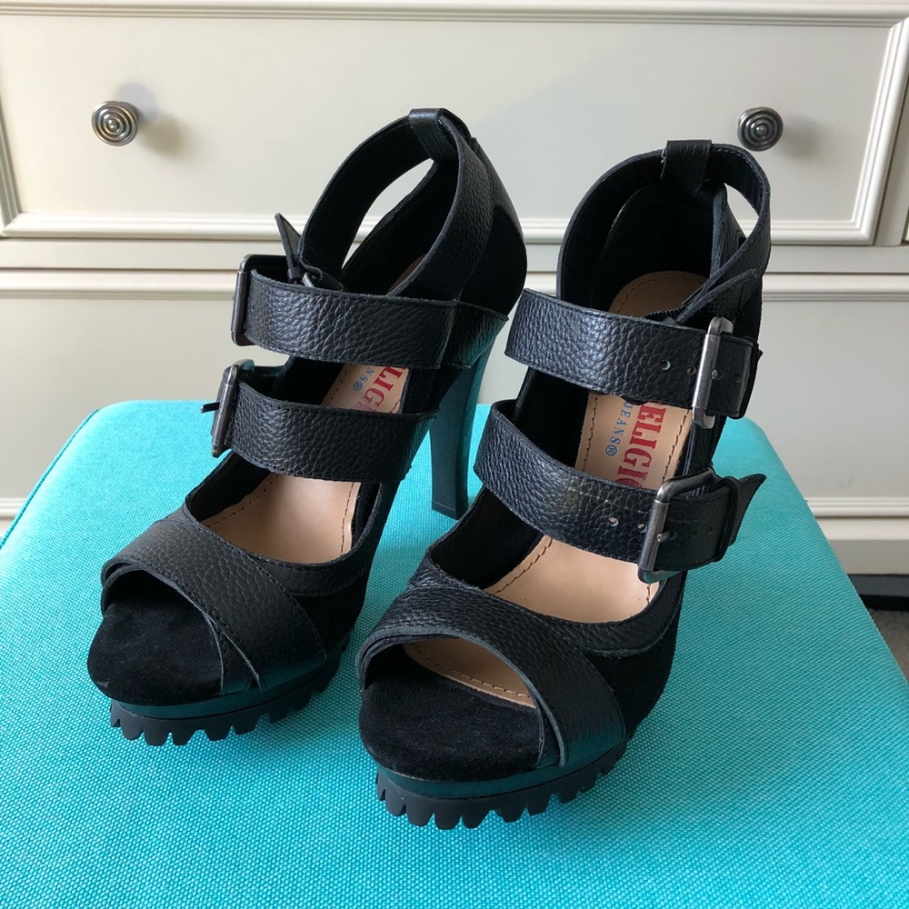 True Religion high heel stilettos